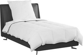 vidaXL Χειμερινό Παπλωματοθήκη με μαξιλάρι 2 pcs Λευκό Φτέρος