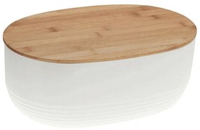 Ψωμιέρα Namur 12060 37,5x23x14cm Natural-White Kela Bamboo,Synthetic