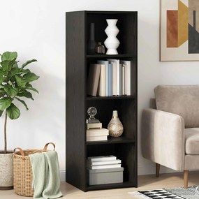 vidaXL Highboard Μαύρη Δρυς 40 x 41 x 124 εκ Επεξεργασμένο Ξύλο