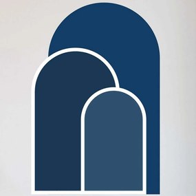 Αυτοκόλλητο Τοίχου 740ELB1114 70x100cm Blue Wallity Βινύλιο