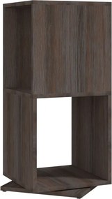 vidaXL Ντουλάπι Περιστ. Γκρι/Sonoma Δρυς 34,5x34,5x75,5εκ Επεξ. Ξύλο