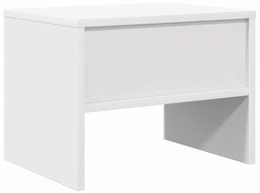 vidaXL Κομοδίνα 2 τεμ. Λευκά 40 x 30 x 30 εκ. από Επεξ. Ξύλο