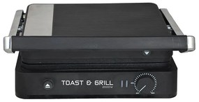 Σαντουιτσιέρα-Γκριλιέρα TOAST &amp; GRILL 4 Θέσεων Με Αποσπώμενες Πλάκες Και Θερμοστάτη 2000W Estia 06-11857