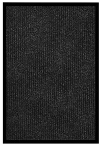 vidaXL Πατάκι Εισόδου Ριγέ Ανθρακί 80 x 120 εκ.