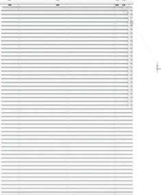 vidaXL Βενετσιάνικη Σκίαση Λευκό 115 x 160 εκ. 35 mm
