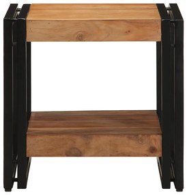vidaXL Τραπεζάκι σαλονιού Καφέ 40 x 40 x 38 cm Μασίφ ξύλο ακακίας