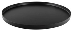 Δίσκος Στρογγυλός PT3536BK 39,5x1,5cm Black Present Time Metal