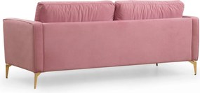 3-Seat Sofa Rome - Rose Dusty Rose