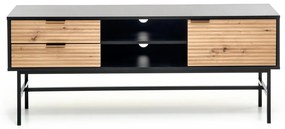 MURANO RTV-1 TV-stand, color: artisan oak/black DIOMMI V-PL-MURANO-RTV-1