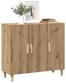 vidaXL Ντουλάπι Αρτισιανή Δρυς 90 x 34 x 80 εκ. από Επεξεργασμένο Ξύλο