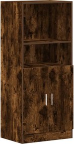 vidaXL Ντουλάπι Κουζίνας Καπνιστή Δρυς 57x41,5x131,5 εκ. Επεξεργ. Ξύλο