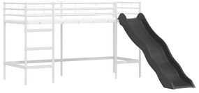 vidaXL Λευκό και Μαύρο 74,5 x 190 εκ.