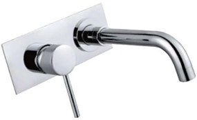Μπαταρία Νιπτήρος Εντοιχισμού Plakal-In 44-6612 Chrome Gloria Metal