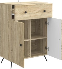 vidaXL Πλαϊνό γραφείο Sonoma Δρυς 66 x 34,5 x 90 εκ Επεξεργασμένο Ξύλο