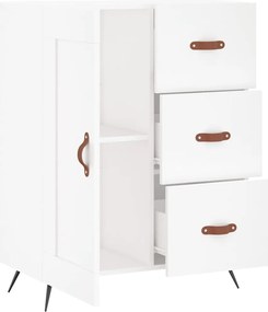 vidaXL Ντουλάπι Λευκό 69,5 x 34 x 90 εκ. από Επεξεργασμένο Ξύλο