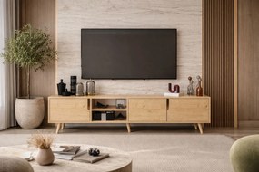 Έπιπλο Τηλεόρασης Sapphire Δρυς FLEBRO 180x53x30