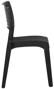 vidaXL Καρέκλες Κήπου 2 τεμ. Ανθρακί από Πολυπροπυλένιο