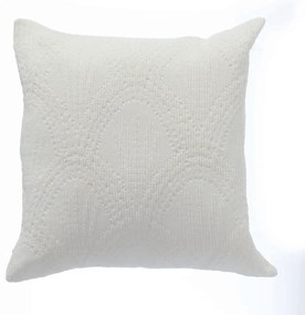 Διακοσμητική Μαξιλαροθήκη (50x50) Nef-Nef Homeware Premium Revence Ecru