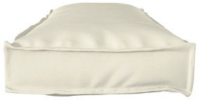 vidaXL Μαξιλάρι Παλαιού Τύπου Κρεμ 120x40x8 εκ. Oxford Fabric