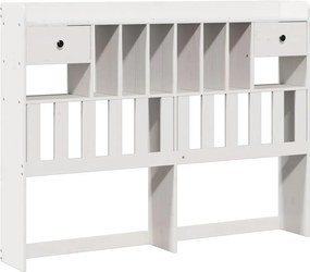 vidaXL Κρεβάτι Βιβλιοθήκη Χωρίς Στρώμα 150x200 εκ Μασίφ Ξύλο Πεύκου
