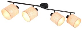 Φωτιστικό Σποτ Reality Lighting -RL AIMEE R81854036 Μαύρο Ματ (Black Mat)