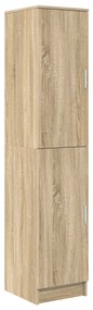 vidaXL Γραφείο  με Αποθήκευση Sonoma Oak Επεξεργασμένο Ξύλο