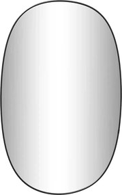 vidaXL Καθρέφτης Τοίχου Μαύρος 80x50 εκ.