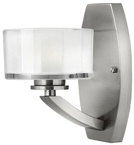 Απλίκα Φωτιστικό Τοίχου LED G9 3W IP20 3000K Νίκελ Meridian HK-MERIDIAN1 Elstead Lighting HK-MERIDIAN1 Νίκελ Ματ