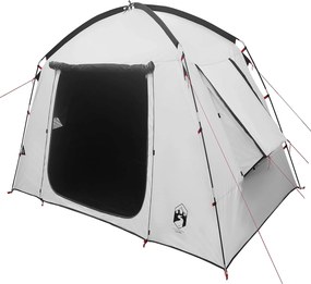 vidaXL Καταφύγιο Τέντας Λευκό Μαύρο 210 x 210 x 138 εκ Πολυεστέρας