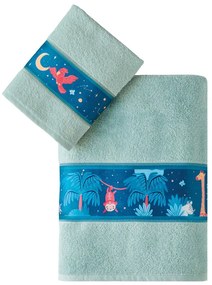 Πετσέτες Παιδικές Tipu (Σετ 2τμχ) Mint Kentia Towels Set 70x125cm 100% Cotton