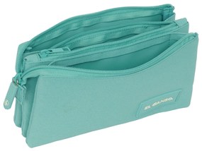 Τριπλή Κασετίνα El Ganso Aquarelle Μπλε 22 x 12 x 3 cm