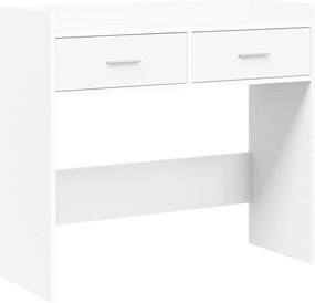 vidaXL Τραπέζι κονσόλας Λευκό 90 x 35 x 80 εκ Επεξεργασμένο Ξύλο