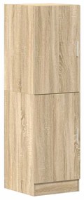 Στήλη Κουζίνας Sonoma Δρυς 38x41,5x131,5 εκ Επεξεργασμένο Ξύλο - Καφέ