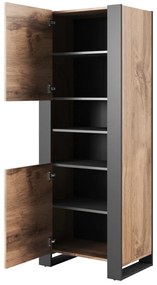 WOOD Standing Cabinet wotan/antracyt DIOMMI CAMA-WOOD-WITRYNA-WOTAN/ANTRACYT