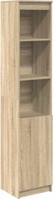 vidaXL Ντουλάπι Sonoma δρυς 37,5x35x180 εκ. Επεξεργασμένο Ξύλο