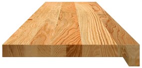 vidaXL Περβάζια παραθύρων 2 τεμ. Αν. Καφέ 110x25x2εκ. Μασίφ Ξύλο Δρυός