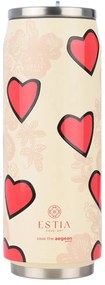 Ποτήρι - Θερμός Tender Lace Save The Aegean 01-31329 500ml Ivory-Red Estia