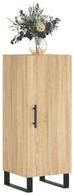 vidaXL Ντουλάπι Sonoma Δρυς 34,5x34x90 εκ. από Επεξεργασμένο Ξύλο