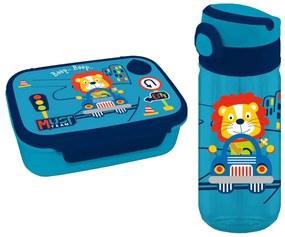 Φαγητοδοχείο 800ml & Παγούρι 500ml Must Happy Trip 000586465