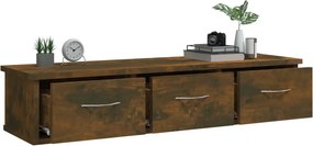vidaXL Ντουλάπι Τοίχου Καπνιστή Δρυς 88x26x18,5 εκ. Επεξεργασμένο Ξύλο
