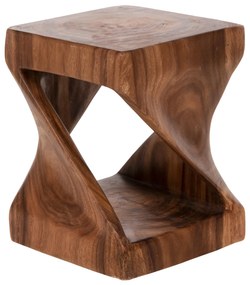 ΣΚΑΜΠΟ GEBO HM9754.11 ΤΕΤΡΑΓΩΝΟ--ΞΥΛΟ SUAR ΣΕ ΚΑΡΥΔΙ 35x35x46.5Yεκ.