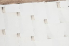 Κεφαλάρι κρεβατιού Home ESPRIT Λευκό Φυσικό 180 X 5 X 90 CM