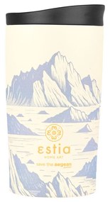 Θερμός Ποτήρι Ανοξείδωτος Travel Mug Alpine Essence Save The Aegean 350ml-8x8x15εκ. Estia 01-25625