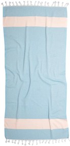 Πετσέτα Θάλασσας-Παρεό 100x180 Με Κρόσσι Viopros Beach Towels Σχ. Σάμερ Τιρκουάζ