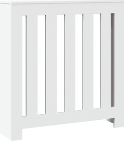 vidaXL Κάλυμμα Καλοριφέρ Λευκό 78x20x82 εκ. από Επεξεργασμένο Ξύλο