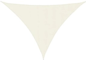 vidaXL Πανί Σκίασης Τρίγωνο Κρεμ 4 x 5 x 5 μ. από Ύφασμα Oxford