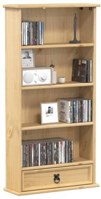 vidaXL Έπιπλο για CD Corona 52x17,5x103 εκ. από Μασίφ Ξύλο Πεύκου