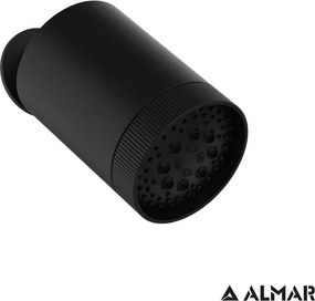 Almar Beam Multijet E044286 Black Matt - Επιτοιχη Κεφαλή Ντους