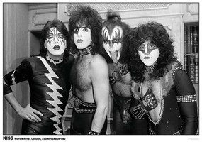 Αφίσα Kiss - Hilton Hotel London 1982