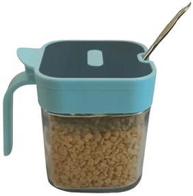 Γυάλινο Βάζο Μπαχαρικών με κουτάλι 255ml GV-854